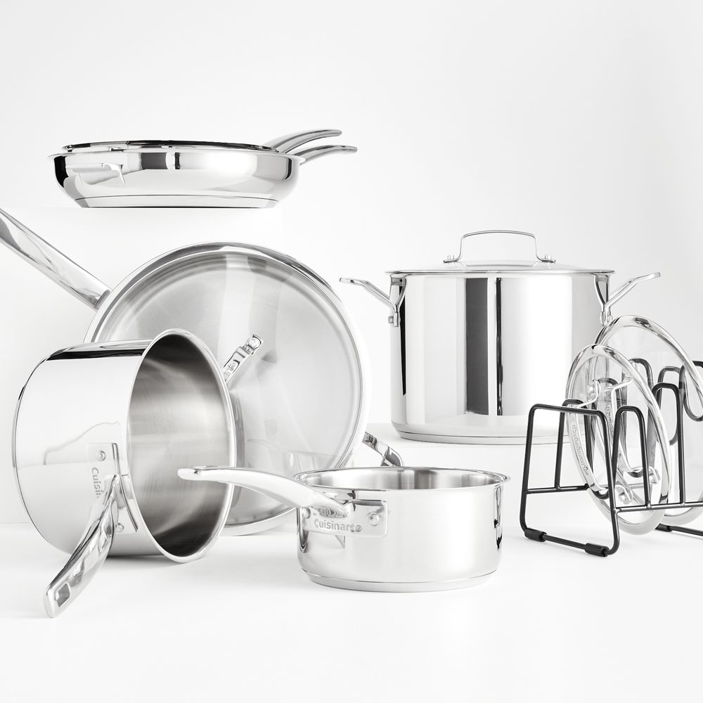 Cuisinart SmartNest Stainless Steel 11-Piece Cookware Set