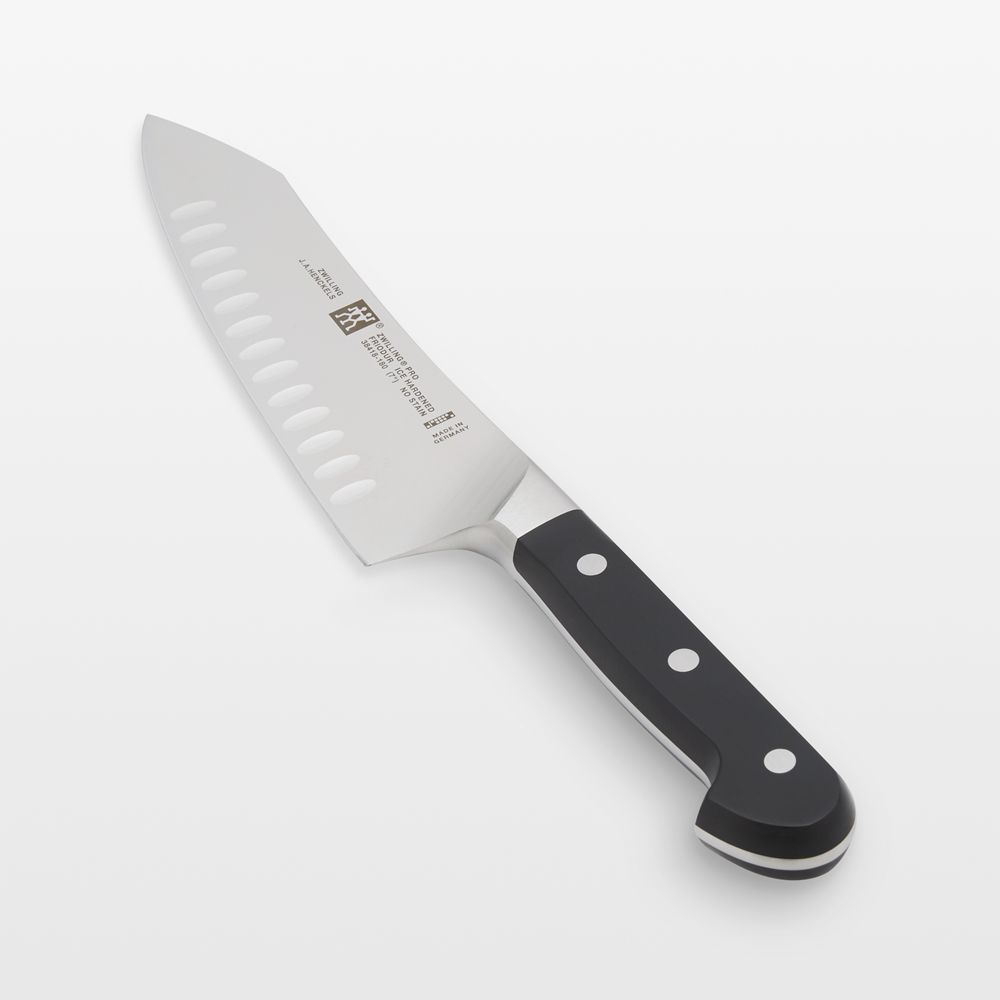 ZWILLING Pro 7" Hollow-Edge Rocking Santoku Knife