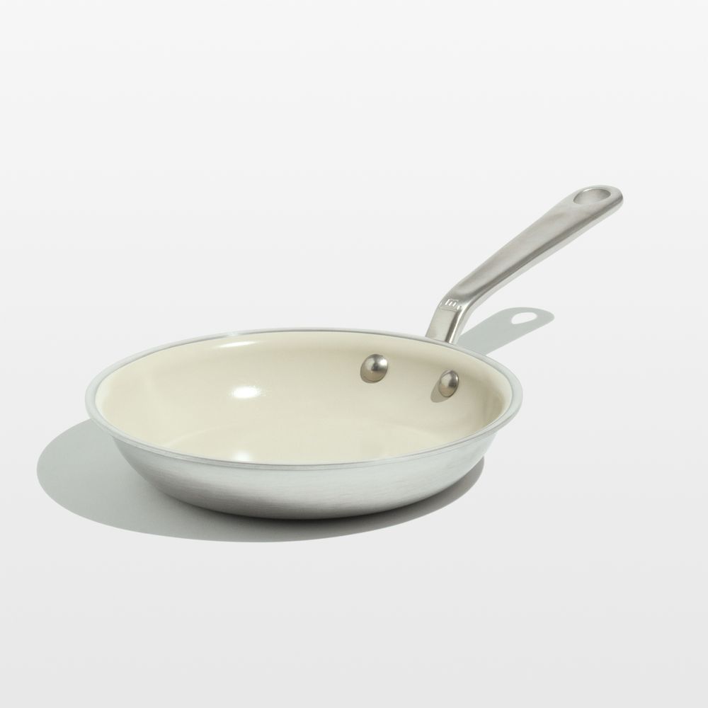 Made In CeramiClad Nonstick Sand 8" Fry Pan with Stainless Steel Hardware
