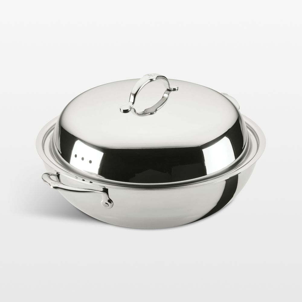 Hestan Probond Luxe 14" Stainless Steel Wok with Lid
