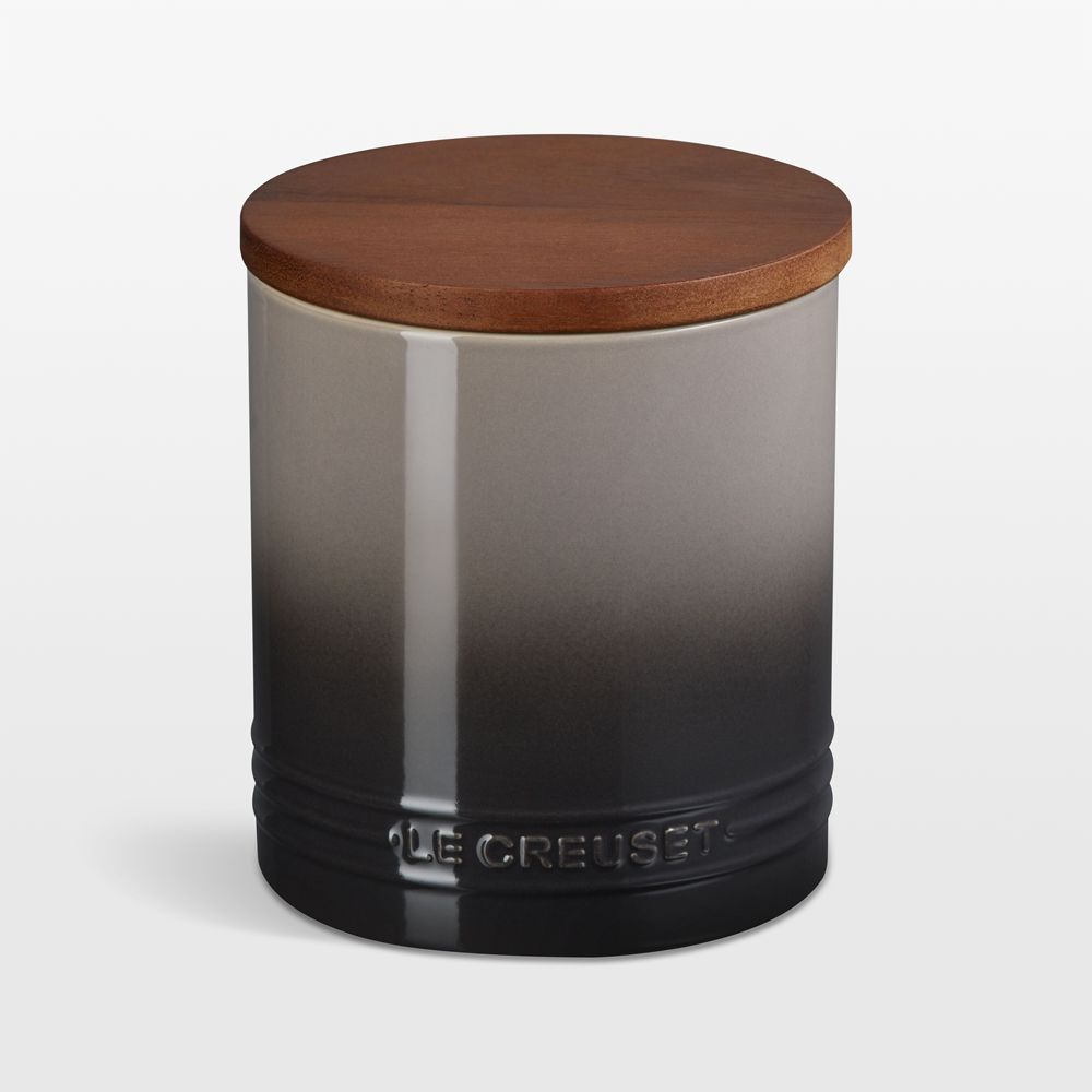 Le Creuset 40-Oz. Oyster Stoneware Canister