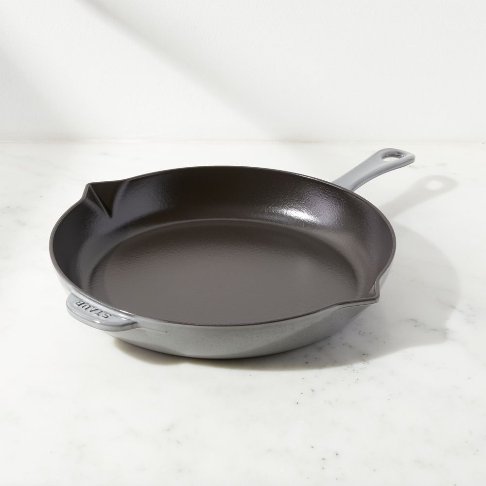 Staub 12" Graphite Grey Enameled Cast Iron Fry Pan