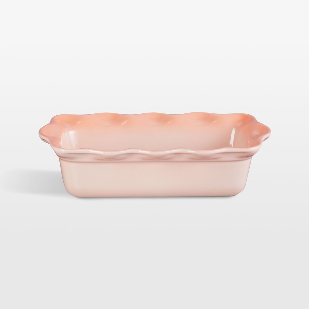 Le Creuset Heritage Peche Fluted Ceramic Loaf Pan