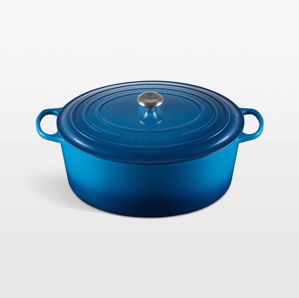 Le Creuset Signature 15.5-Qt. Marseille Enameled Cast Iron Goose Pot Dutch Oven