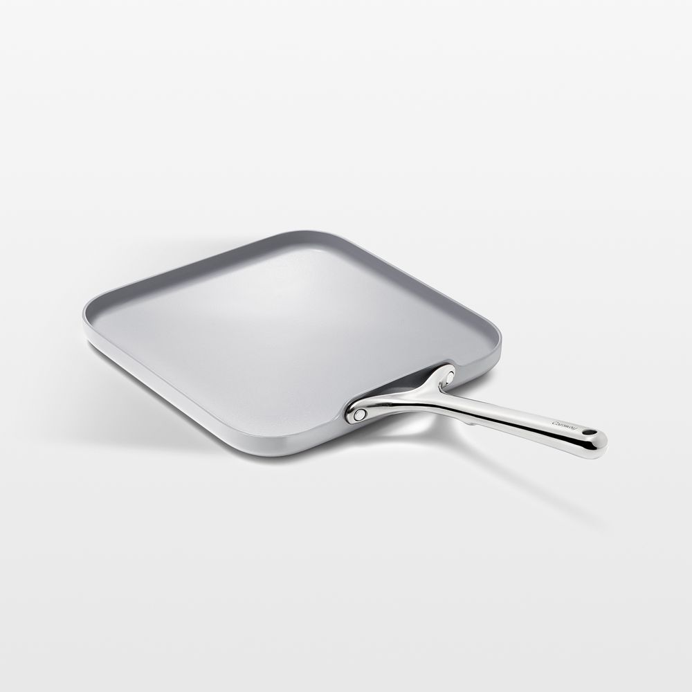 Caraway Grey Ceramic Nonstick Square Griddle Pan