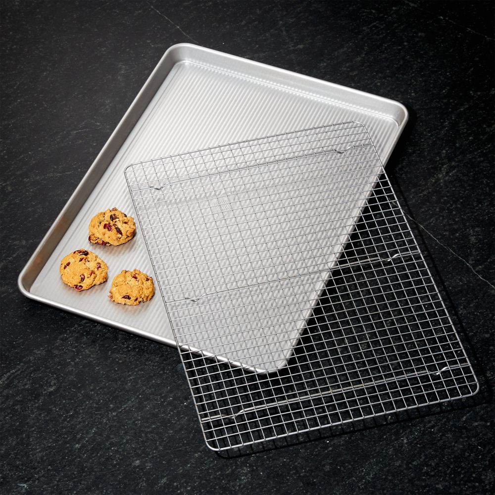 USA Large Cookie Sheet with Cooling Rack