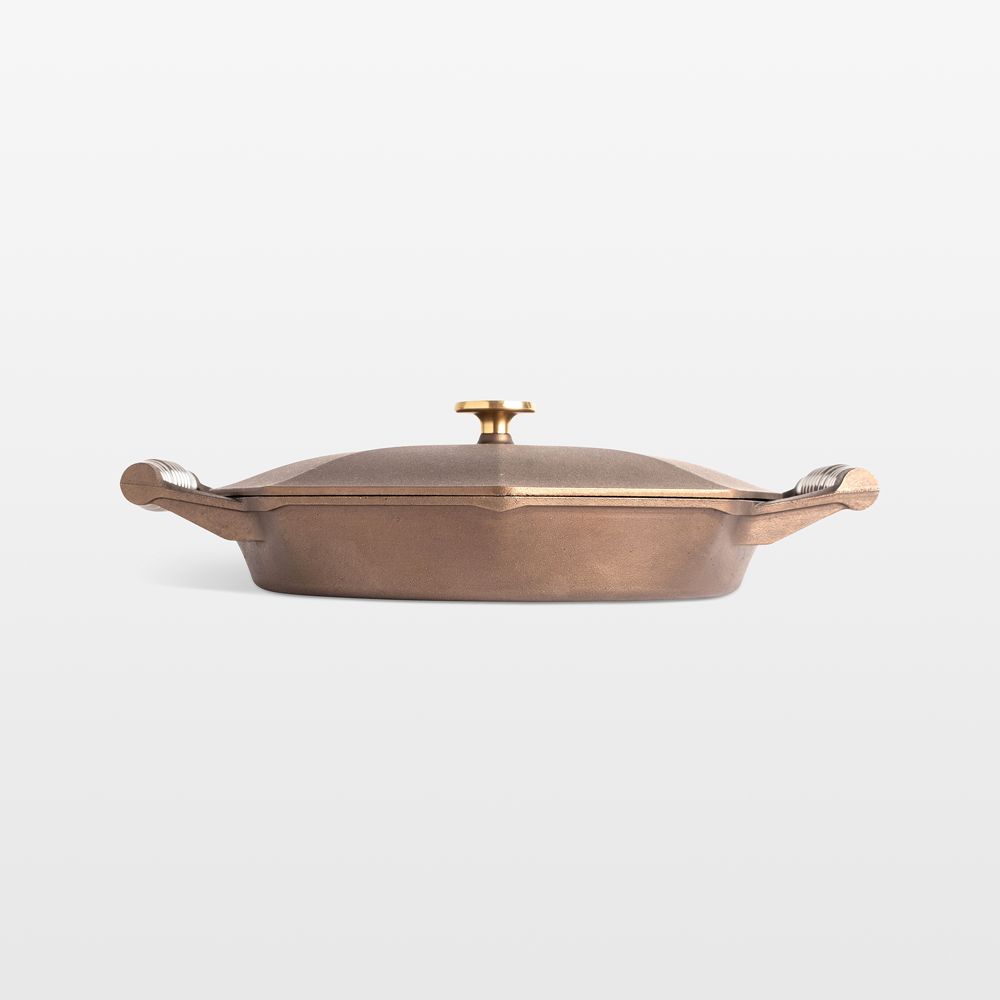 Finex 14" Cast Iron Skillet and Lid