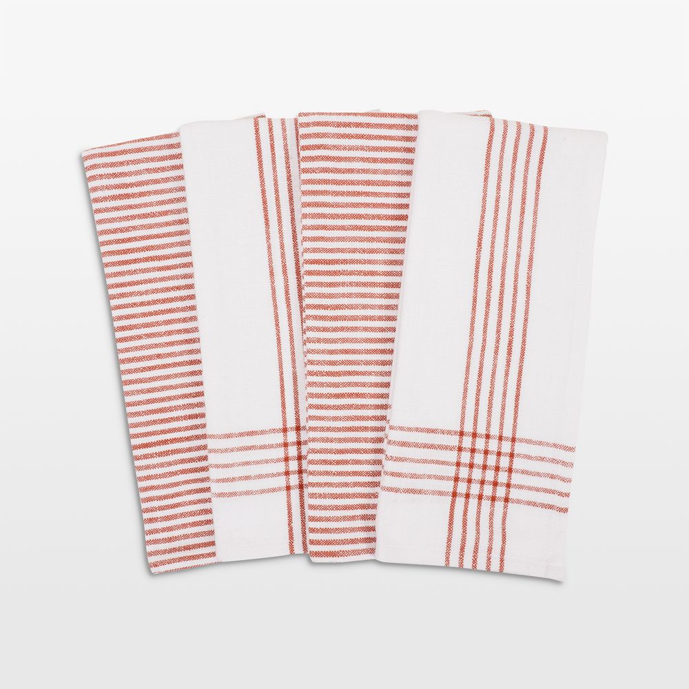 Monaco Spice Cotton Slub Kitchen Towel, Set of 4