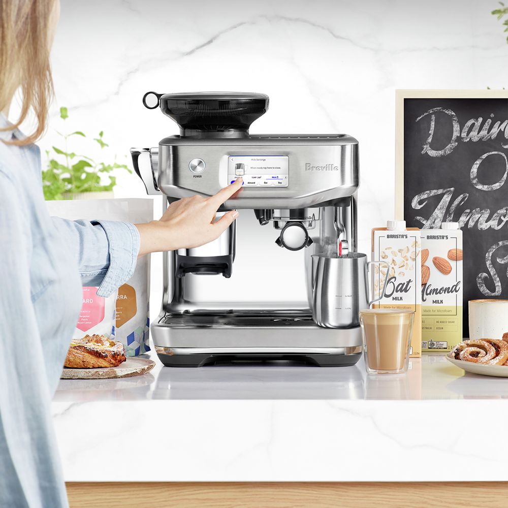 Alternative view of Breville Barista Touch Impress Espresso Machine in Black Truffle