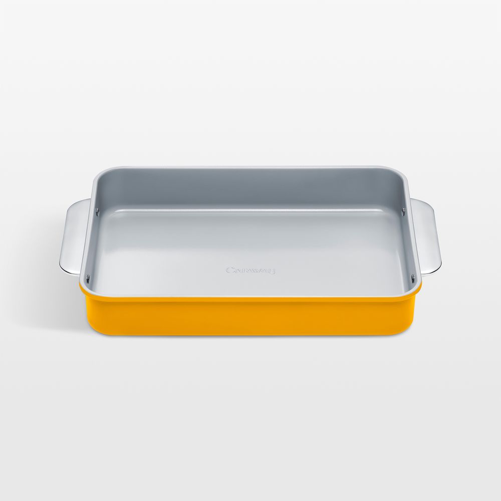 Caraway Marigold Ceramic Nonstick Rectangle Pan with Handles
