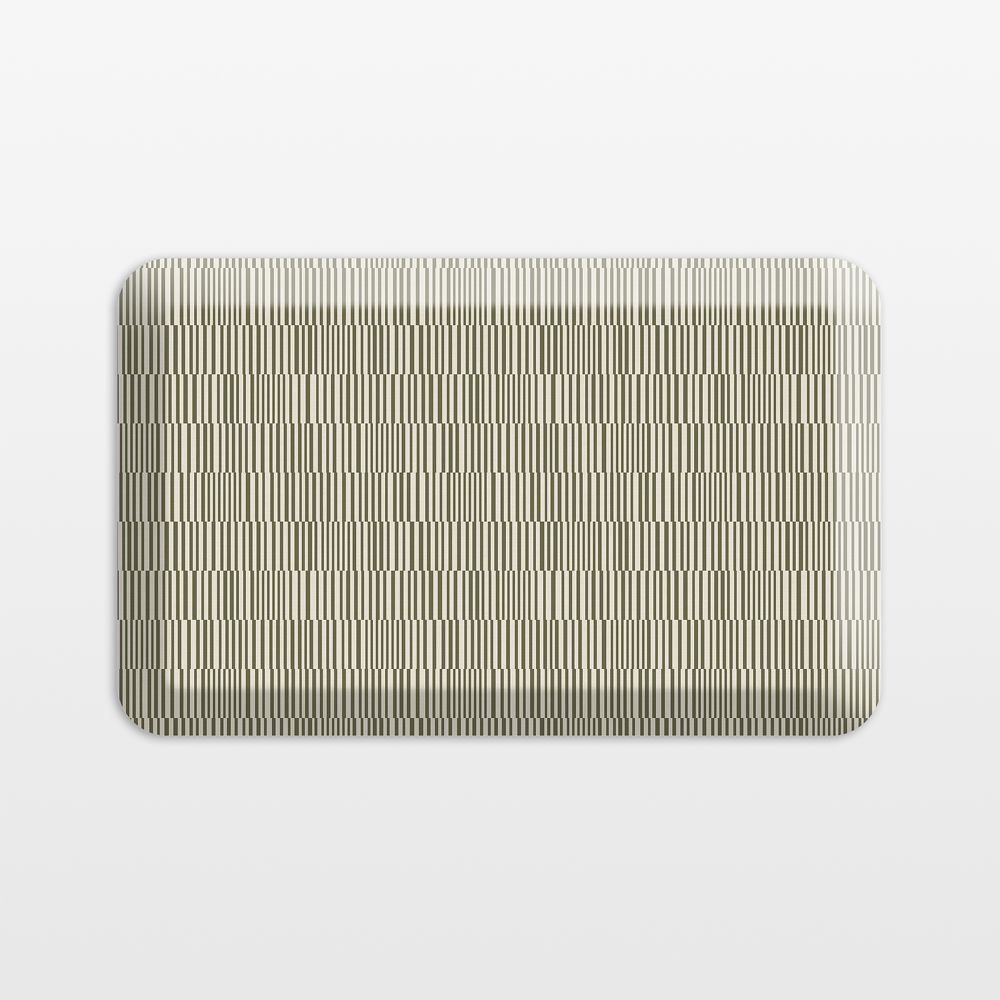GelPro OffSet Green Comfort Kitchen Mat, 20"x32"