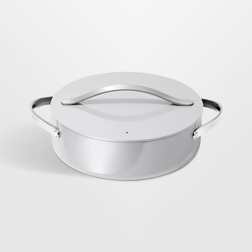Caraway Cookware Plus 6-Qt. Grey Ceramic Nonstick Rondeau Pan