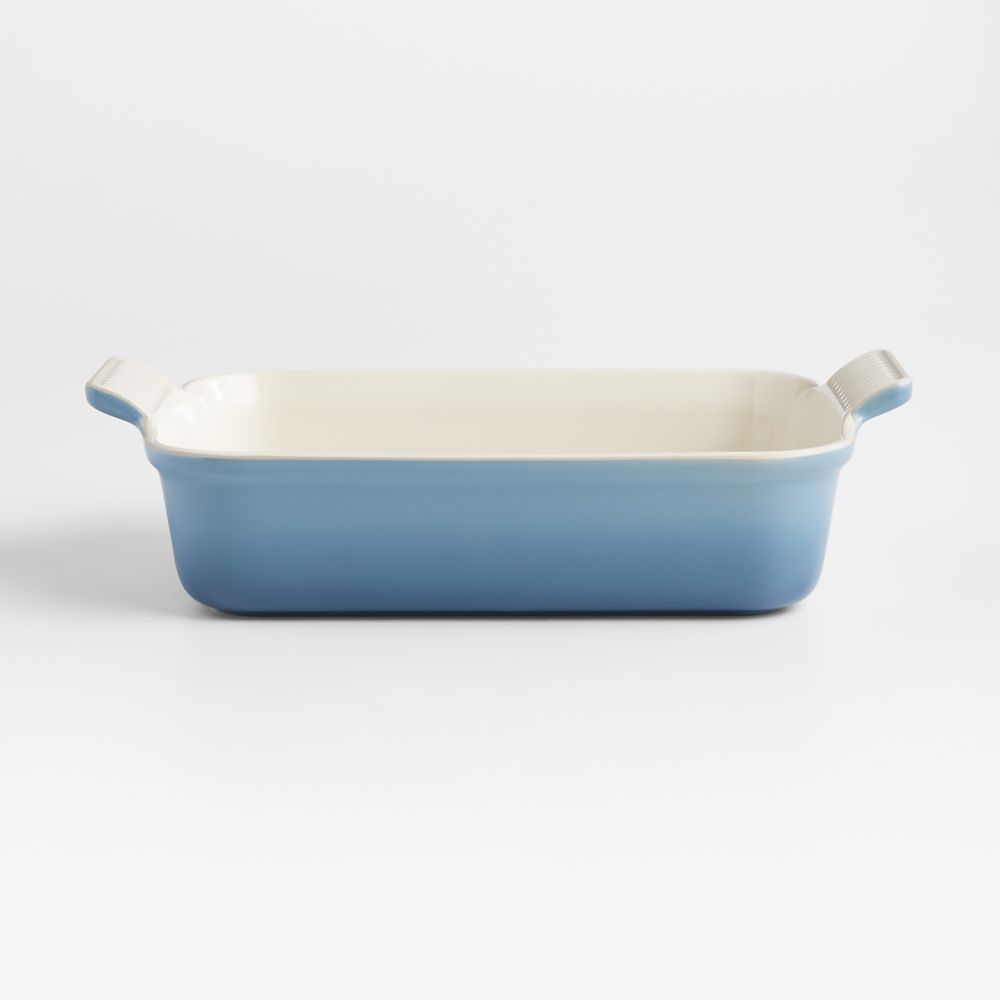 Le Creuset Heritage 2.5-Qt. Chambray Rectangular Baking Dish, 10x7"