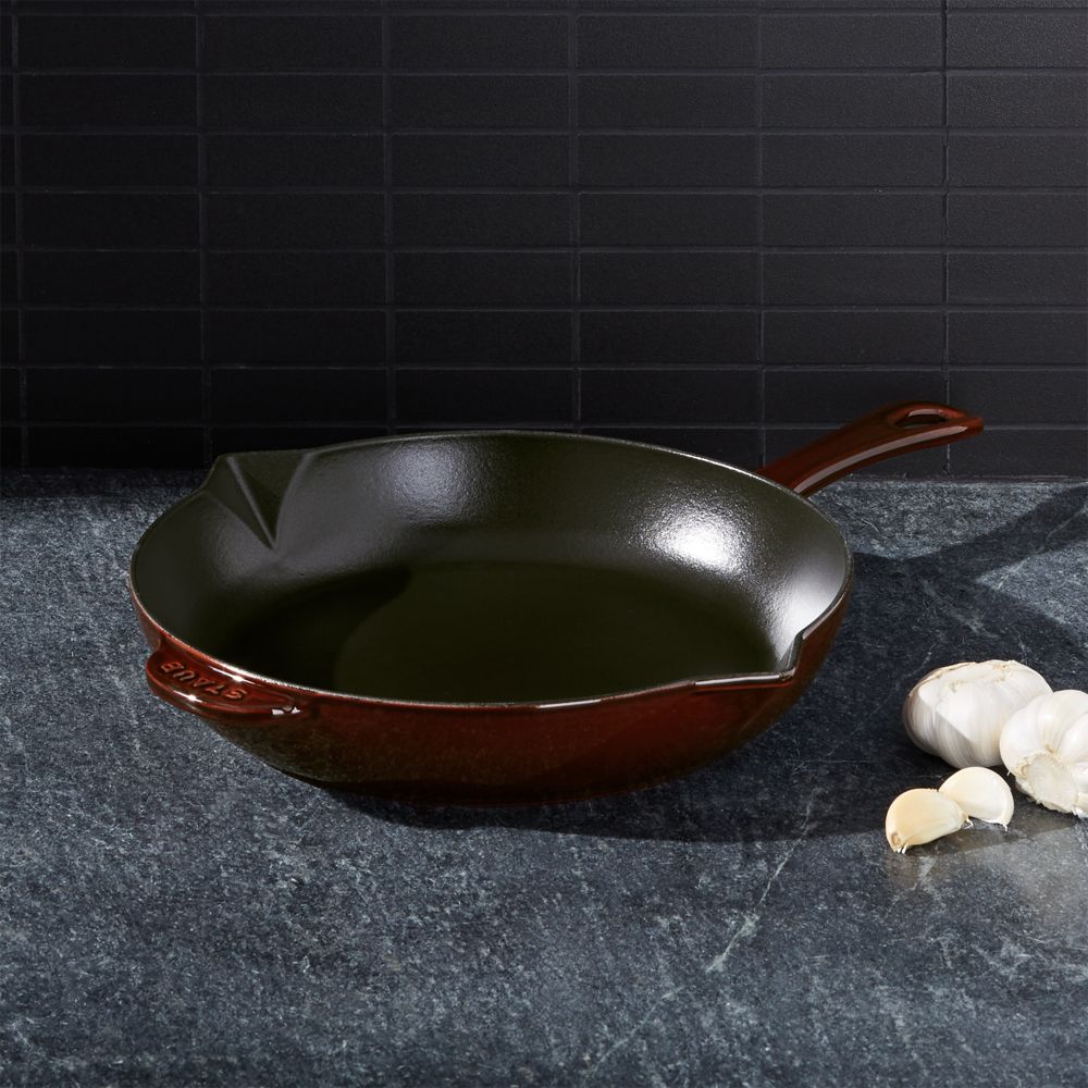 Staub 10" Grenadine Enameled Cast Iron Fry Pan