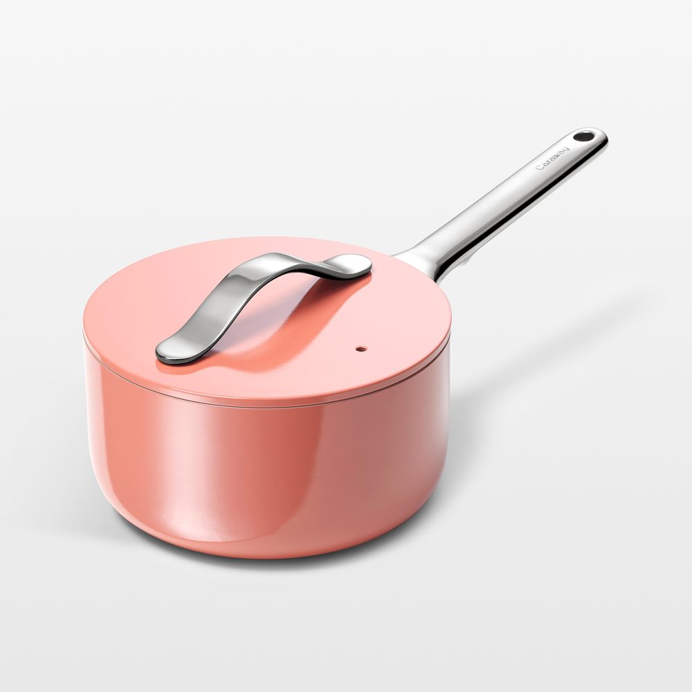 Caraway Perracotta 1.75-Qt. Ceramic Nonstick Mini Saucepan