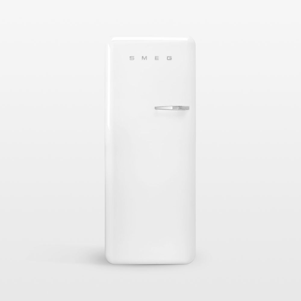 SMEG FAB 28 Full-Size White Left-Hinge Refrigerator
