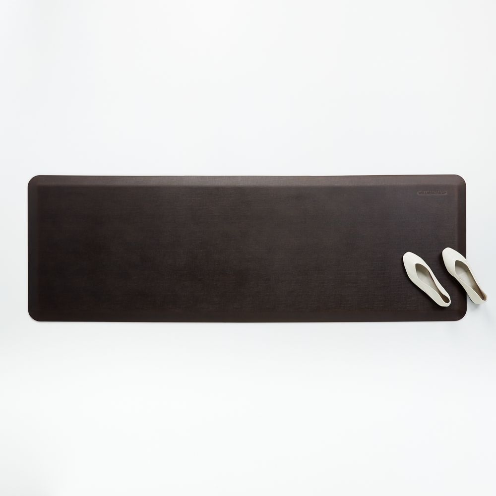WellnessMats 6'x2' Antique Dark Linen Mat