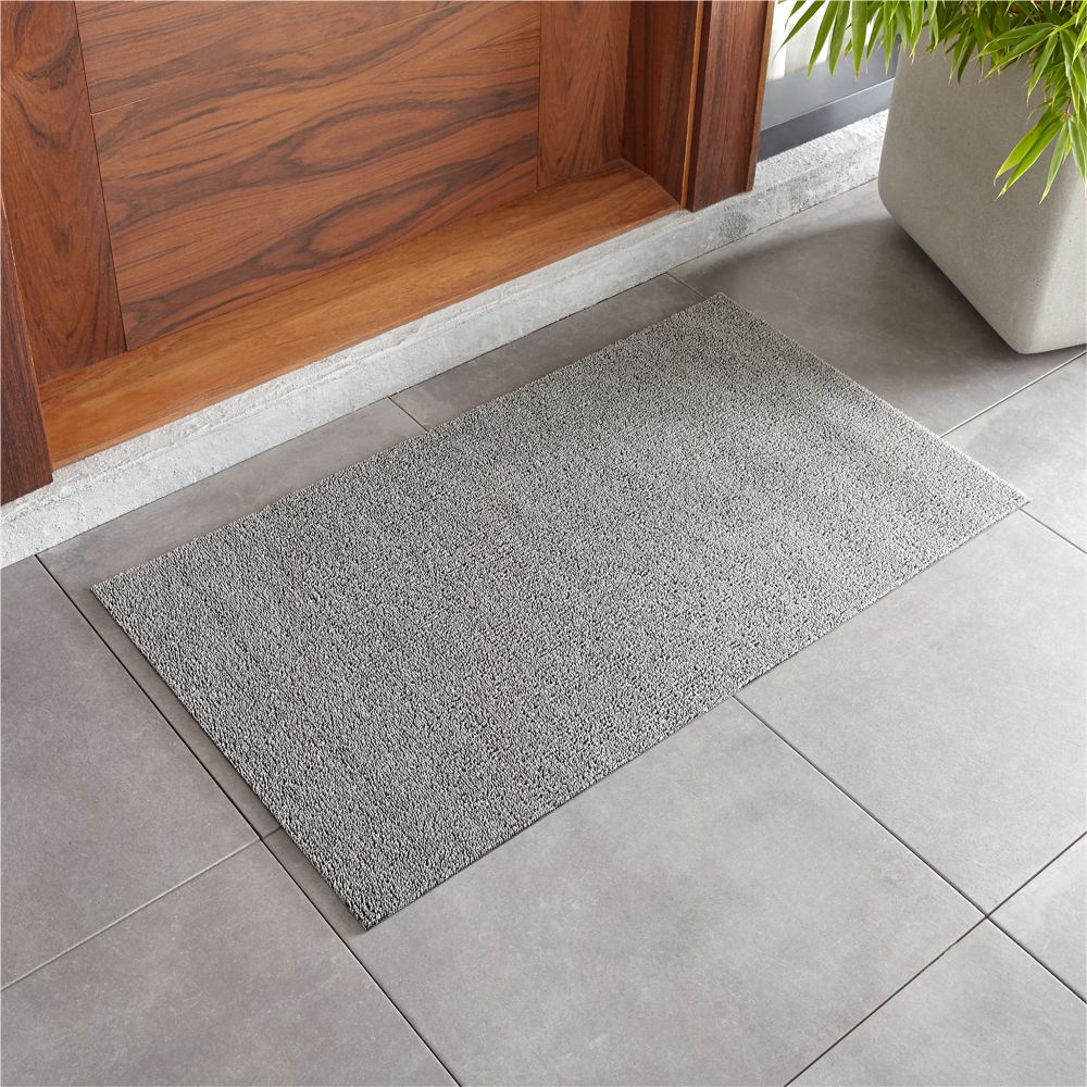 Chilewich Heathered Fog Woven Floormat 20"x36"
