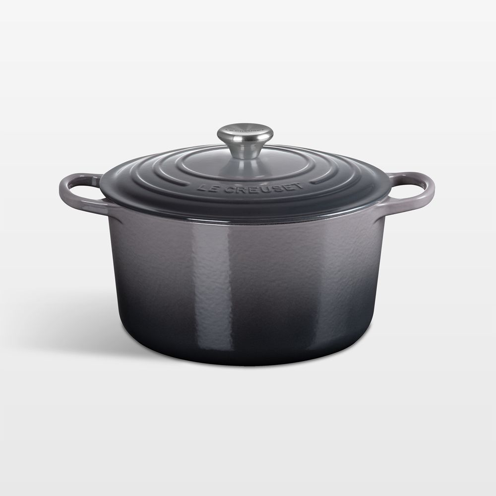 Le Creuset Signature 6.5-Qt. Oyster Enameled Cast Iron Deep Round Dutch Oven