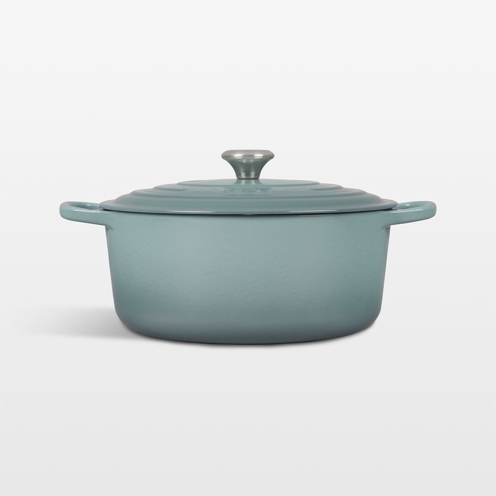 Le Creuset Signature 9-Qt. Sea Salt Enameled Cast Iron Dutch Oven