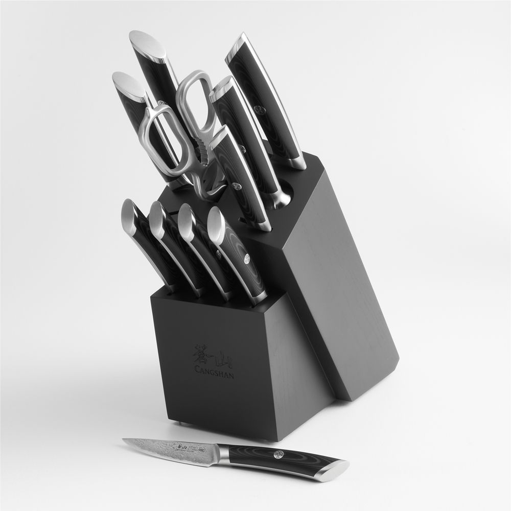 Cangshan Kuro 12-Piece Knife Block Set