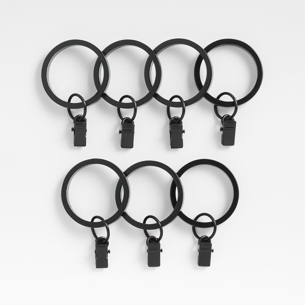 1" Curtain Rings, Set of 7