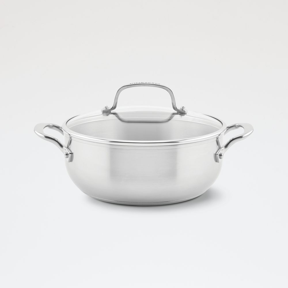 KitchenAid Stainless Steel 4-Qt. Covered Casserole with Lid