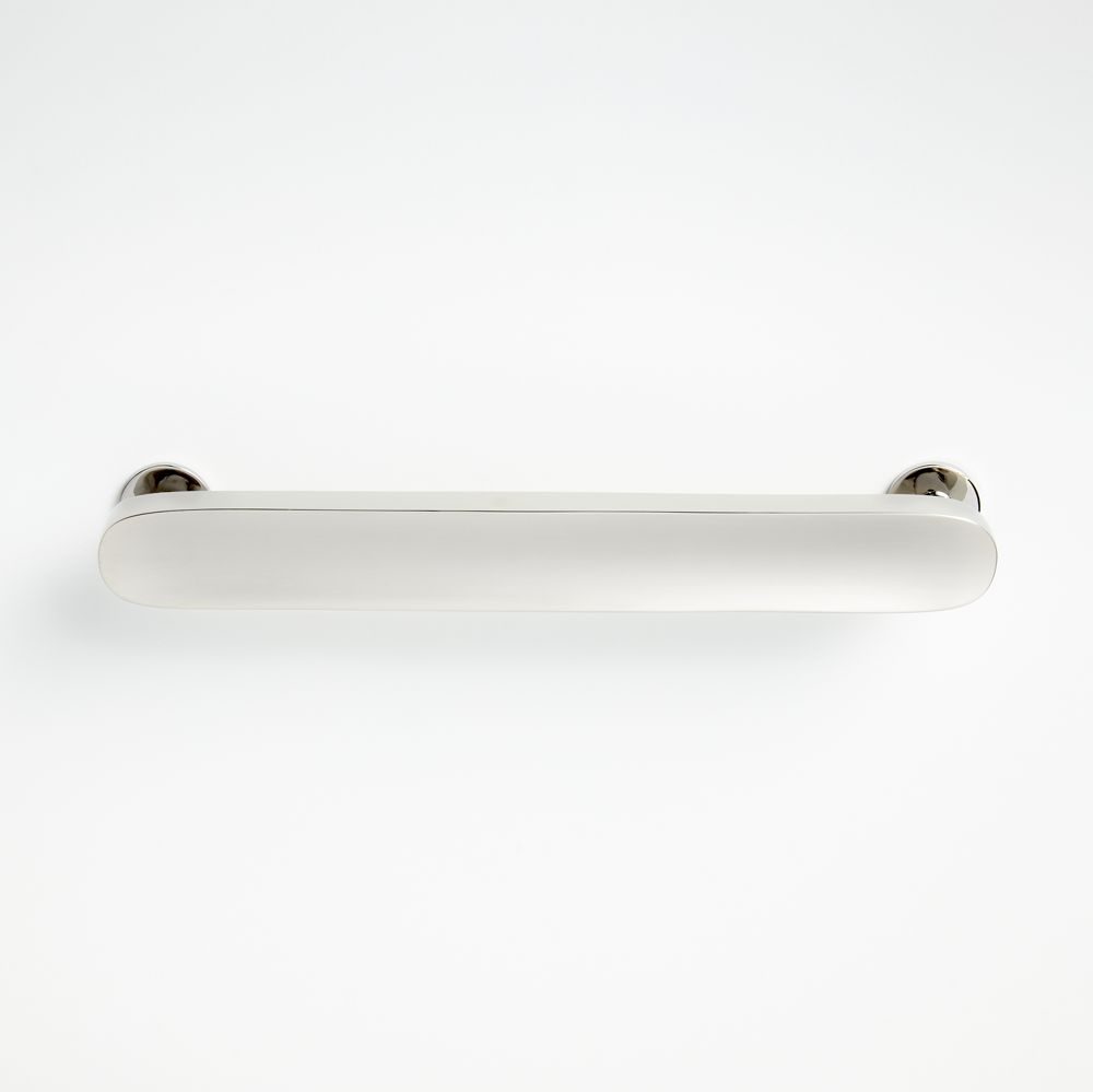 Oval Polished Nickel Knob and Bar Pulls