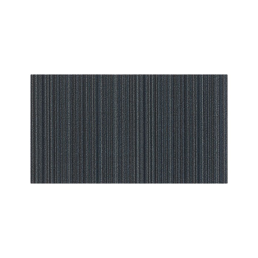 Chilewich Blue Stripe Woven Floormat 20"x36"