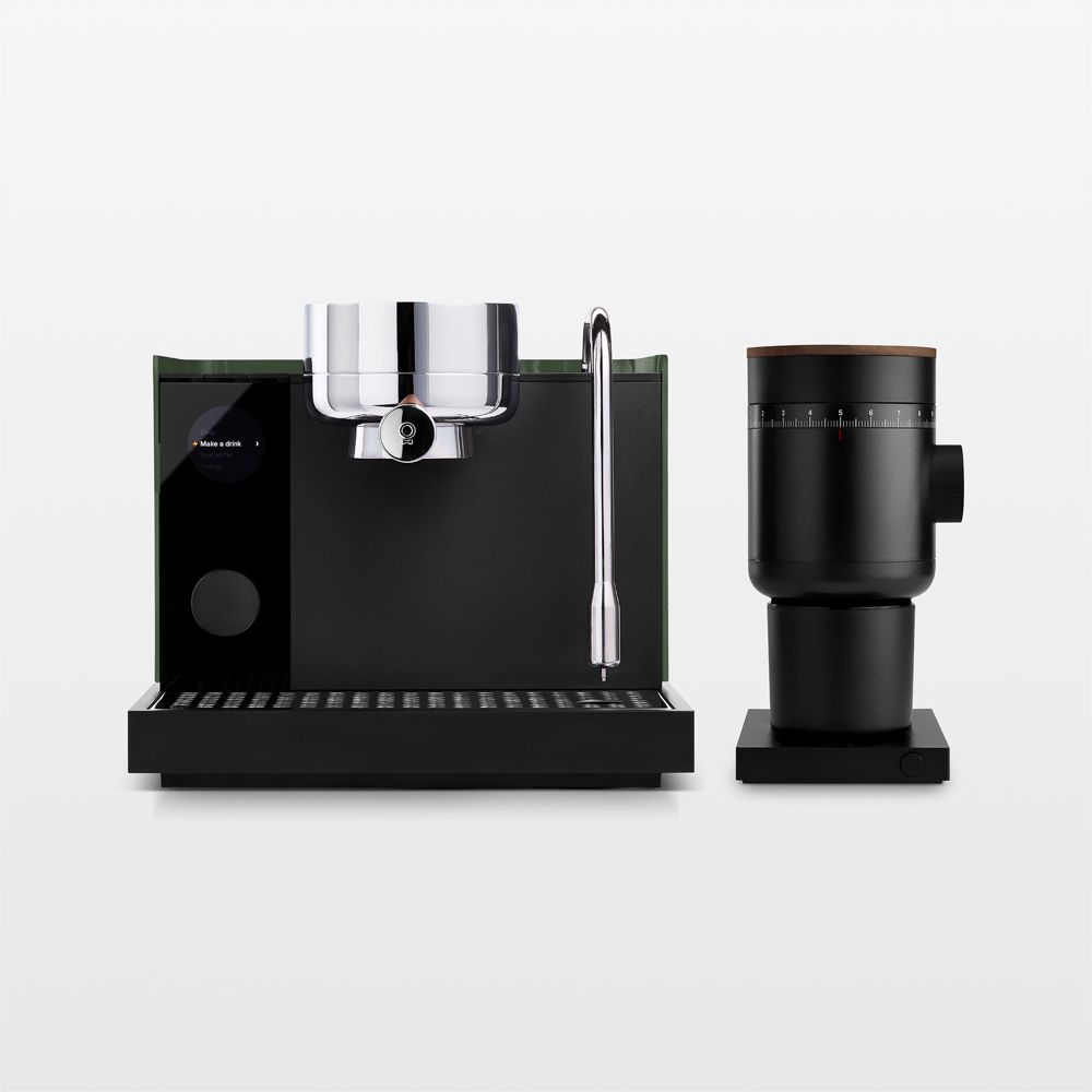 Fellow Woodland Espresso Series 1 Machine and Opus 2 Burr Grinder Set