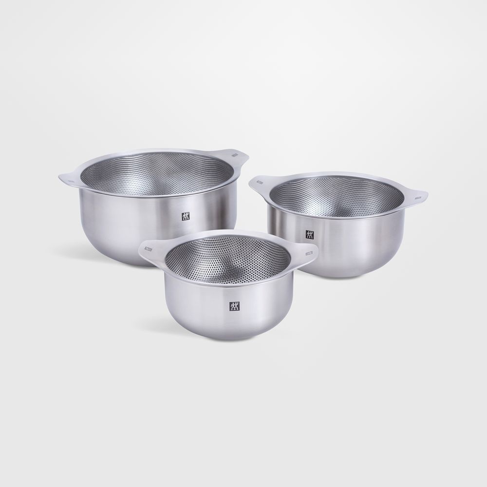 ZWILLING Prep Stainless Steel Nesting Bowls and Strainers, Set of 6