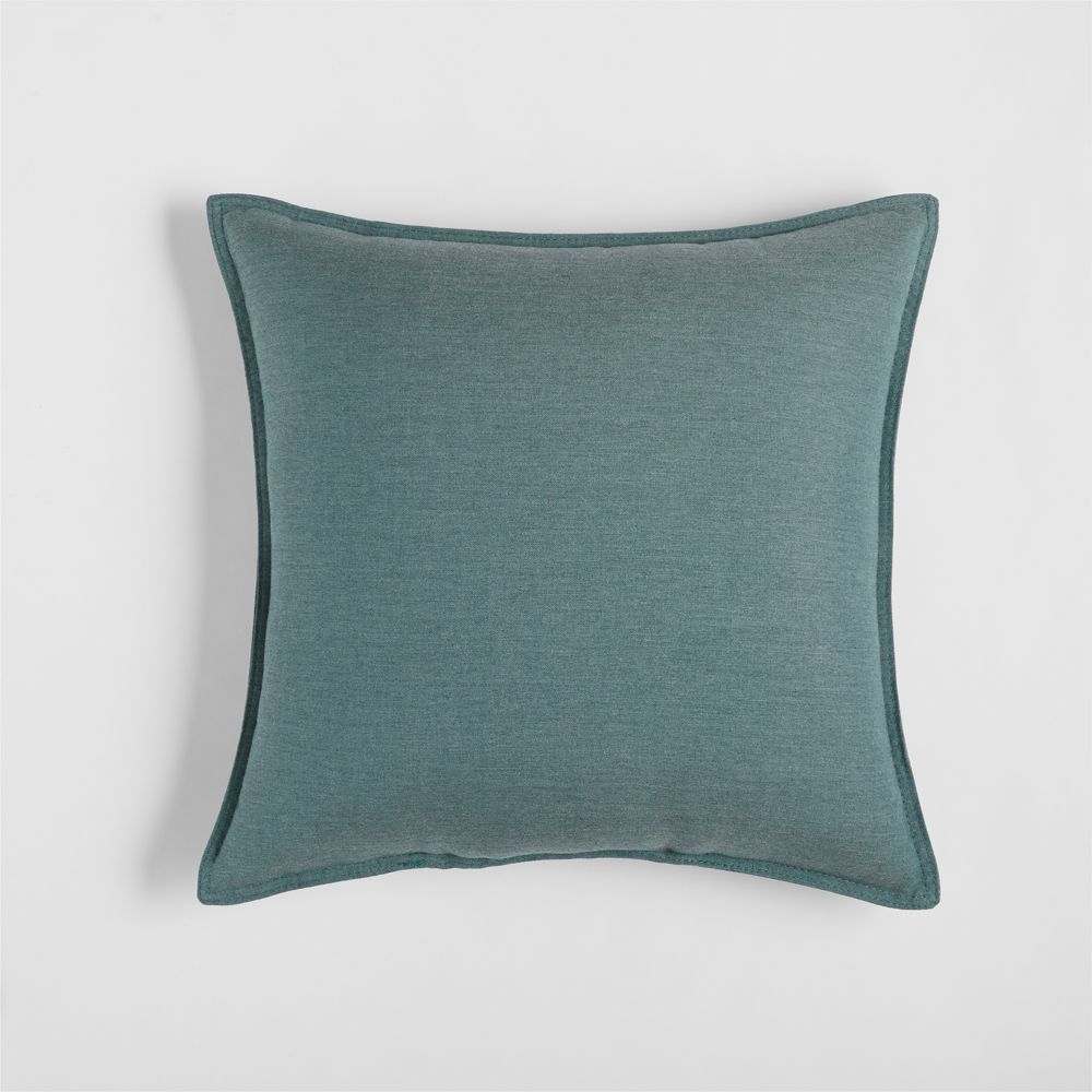 Sunbrella Lagoon Teal 20"x20" Outdoor Pillow