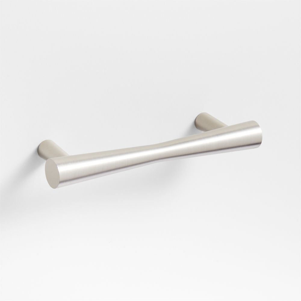 Tapered Nickel Cabinet Drawer Bar Pulls