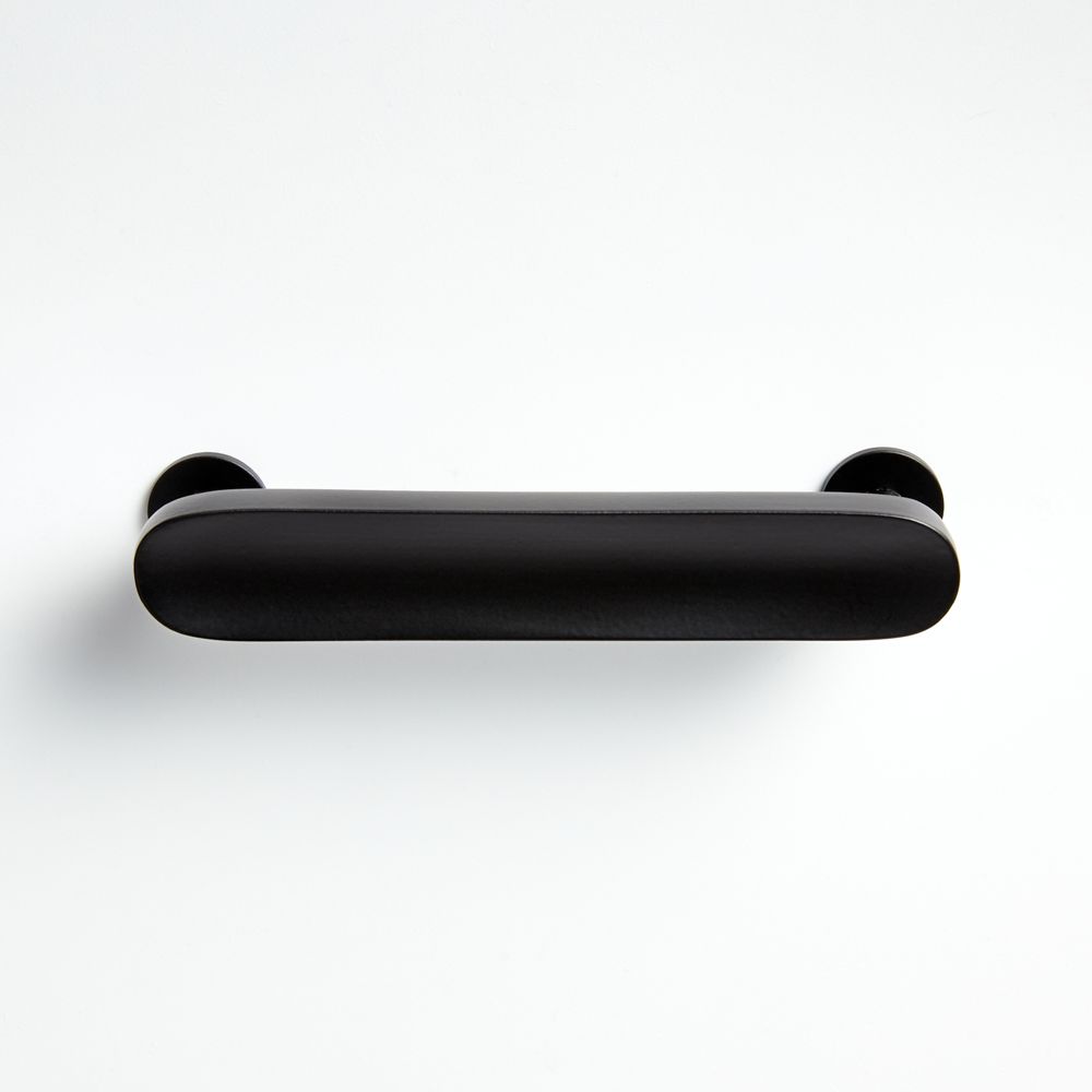 Oval Matte Black Knob and Bar Pulls