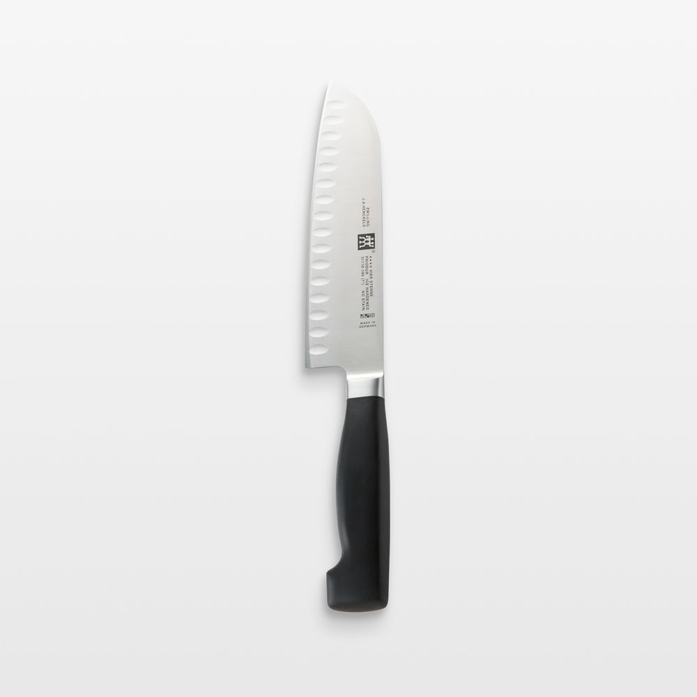 ZWILLING J.A. Henckels Four Star 7" Hollow Edge Santoku Knife