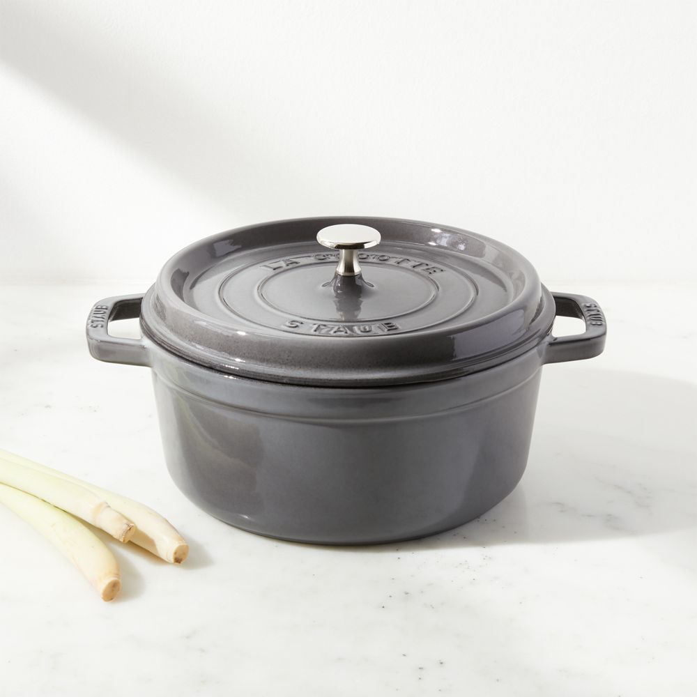 Staub 4-Qt Graphite Round Cocotte