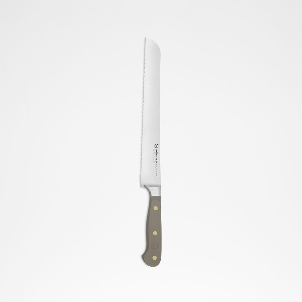 Wusthof Classic Color Velvet Oyster 9" Serrated Bread Knife