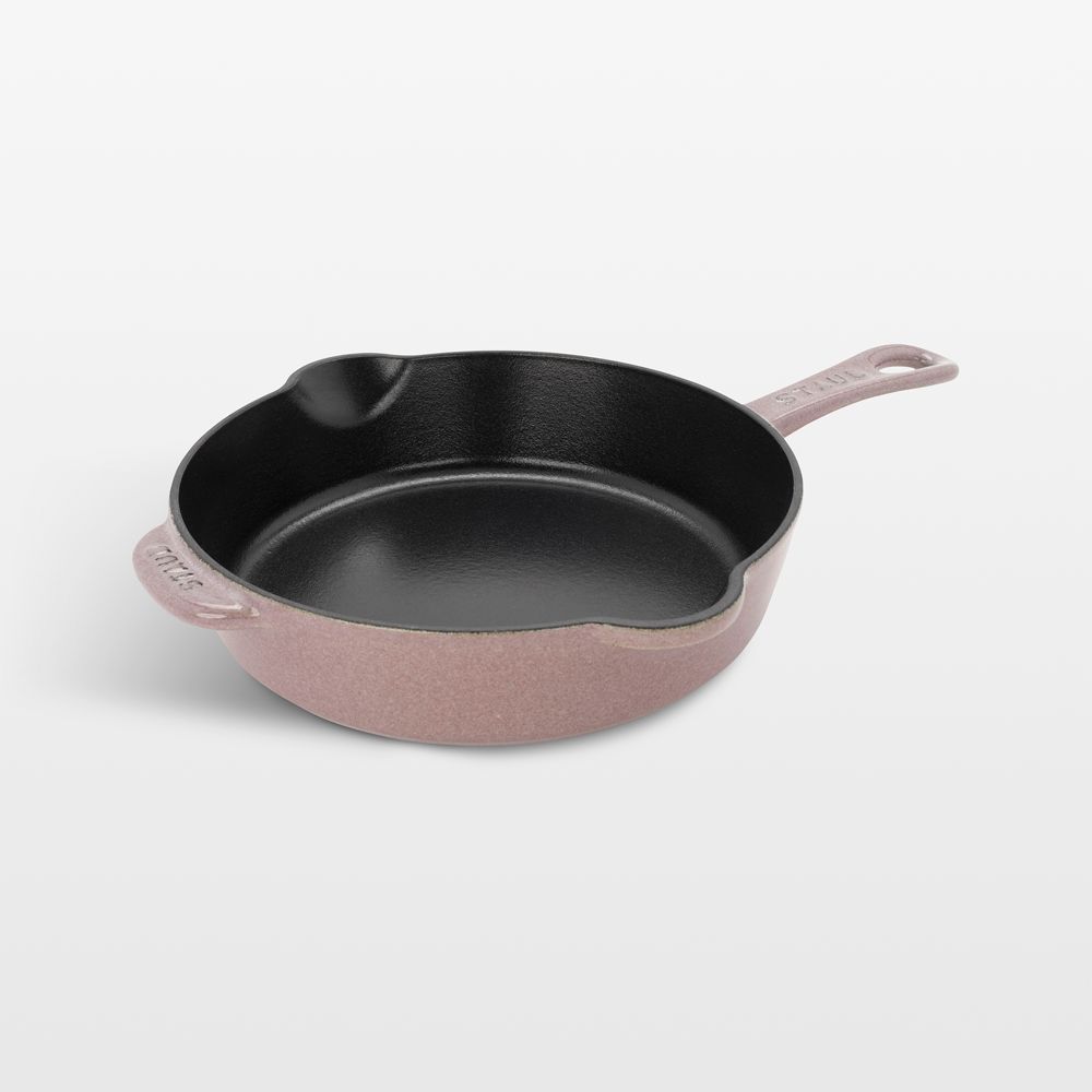 Staub 8.5" Lilac Enameled Cast Iron Traditional Deep Skillet