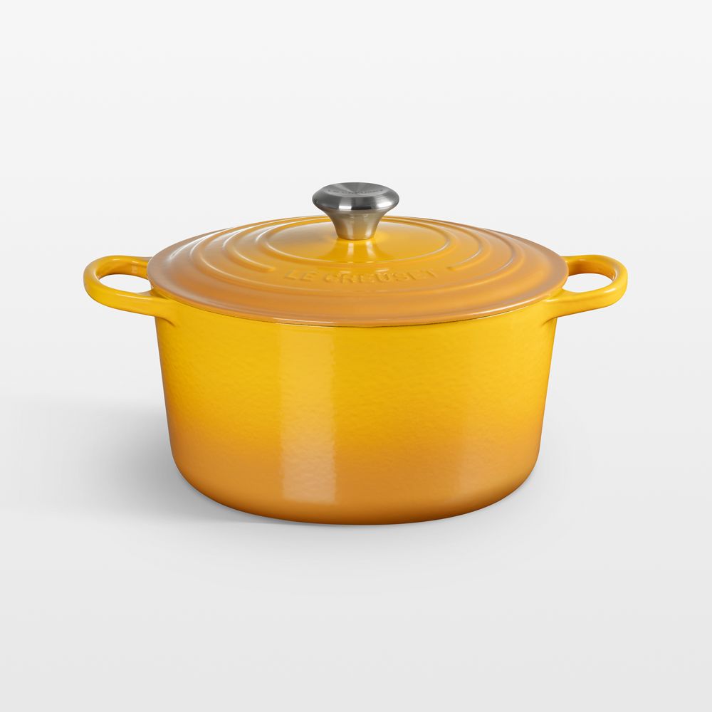 Le Creuset Signature 6.5-Qt. Nectar Enameled Cast Iron Deep Round Dutch Oven