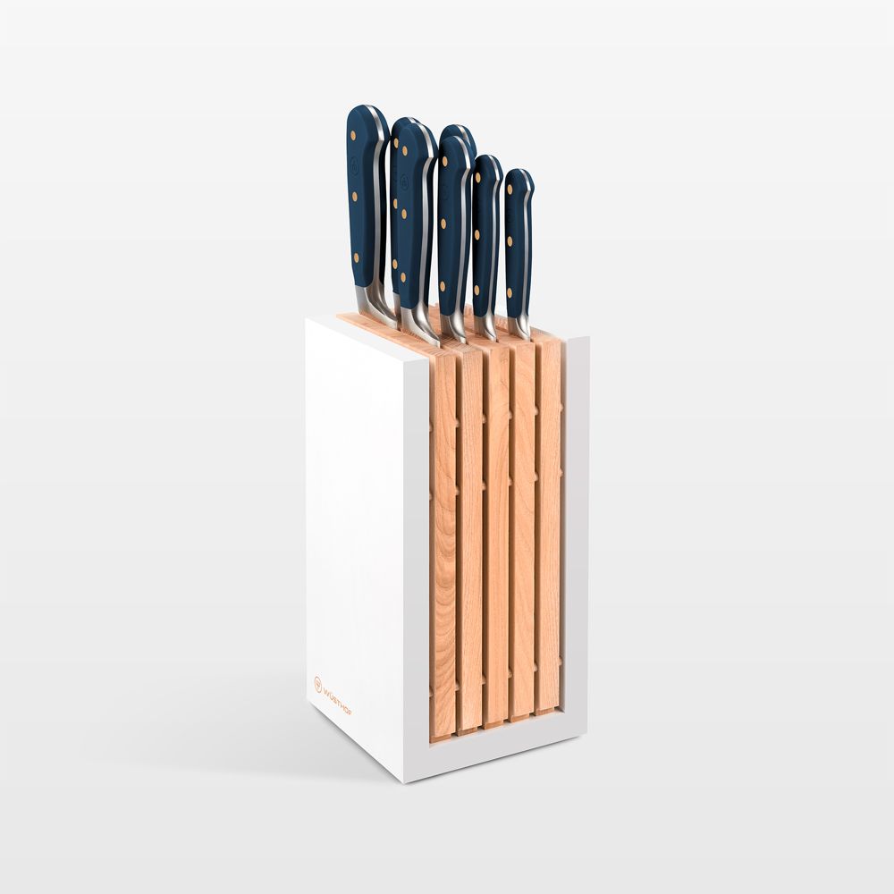 Wusthof Classic Color Blueberry 8-Piece Knife Block Set