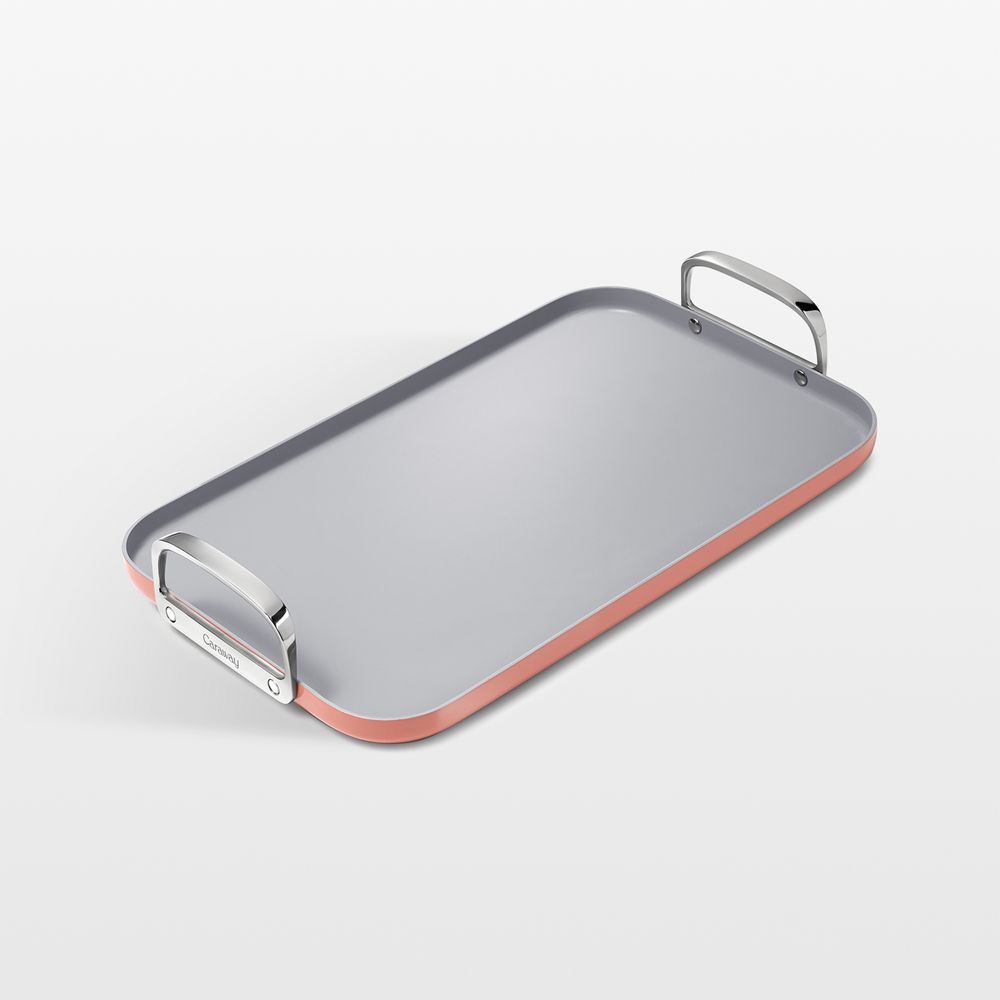 Caraway Perracotta Ceramic Nonstick Double Burner Griddle