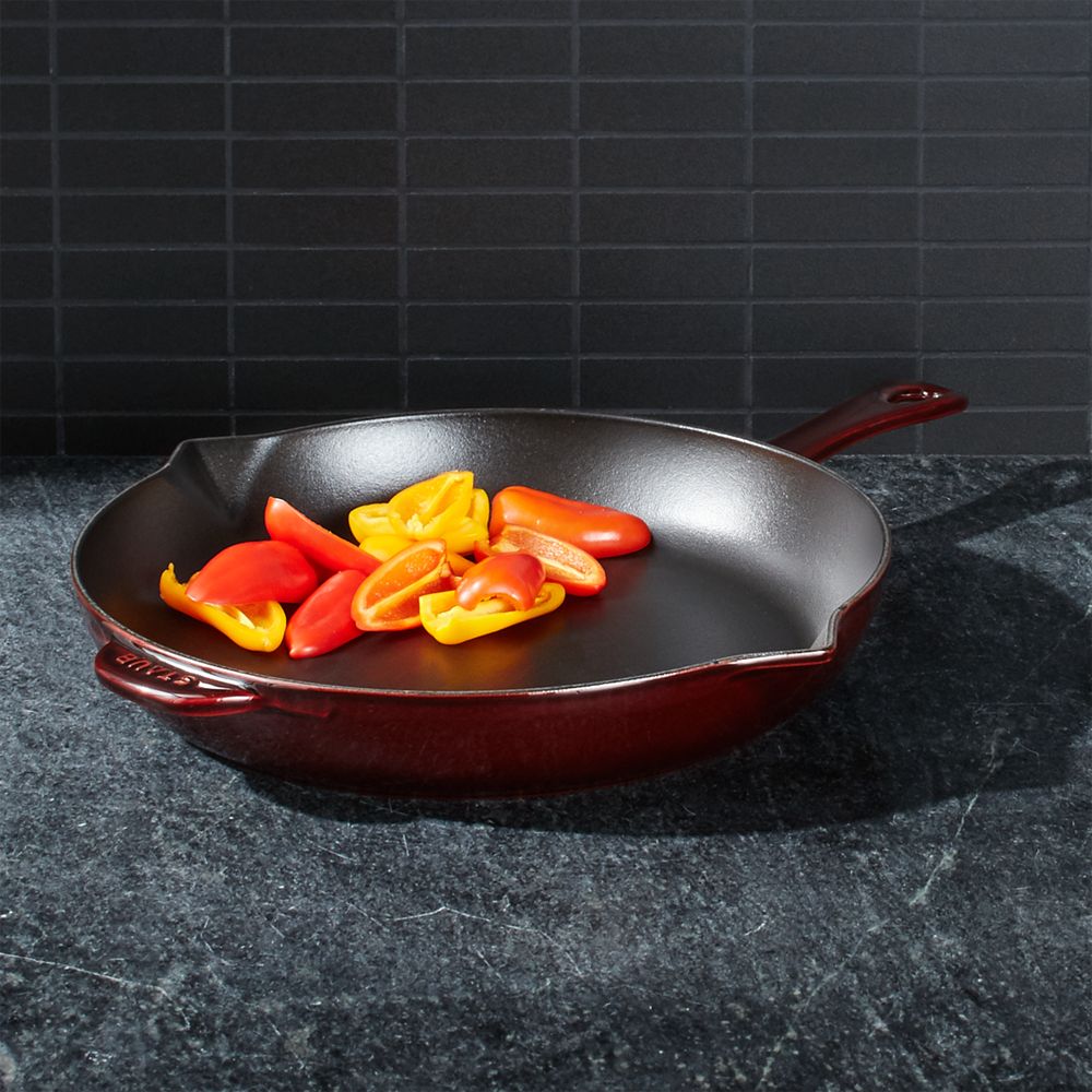 Staub 12" Grenadine Enameled Cast Iron Fry Pan