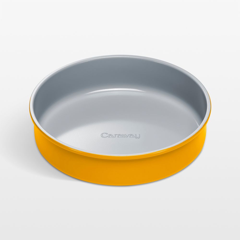 Caraway Marigold Ceramic Nonstick Round Baking Pan