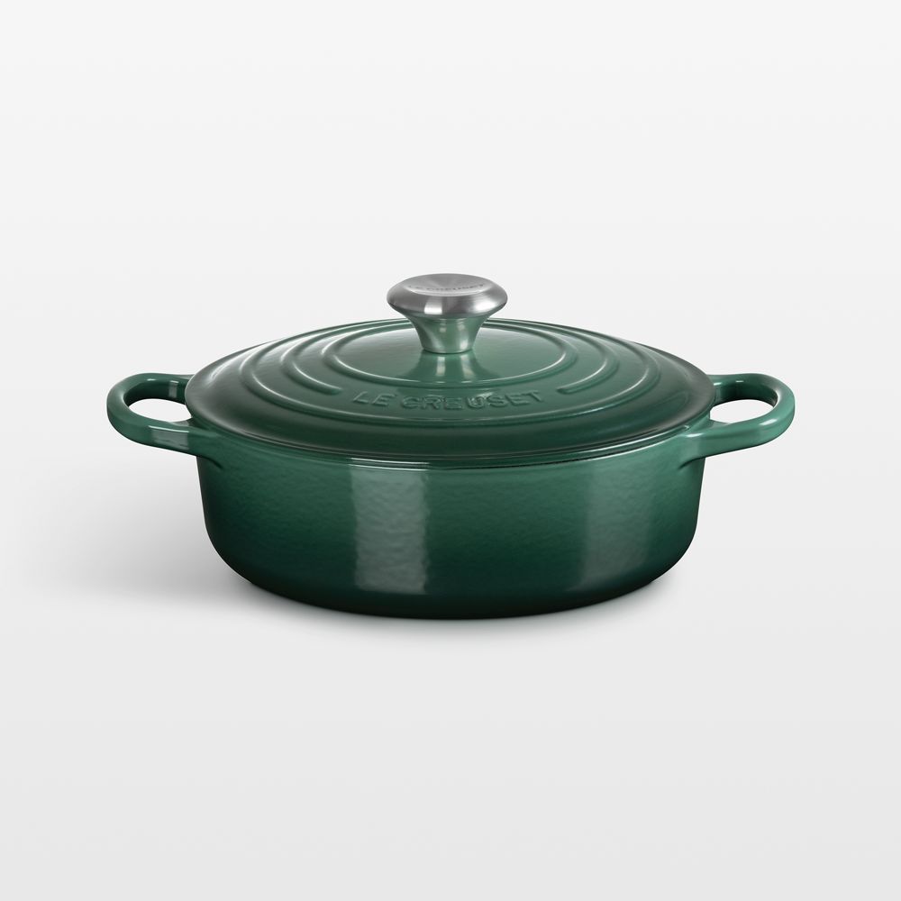 Le Creuset Signature 3.5-Qt. Artichaut Enameled Cast Iron Round Wide Dutch Oven