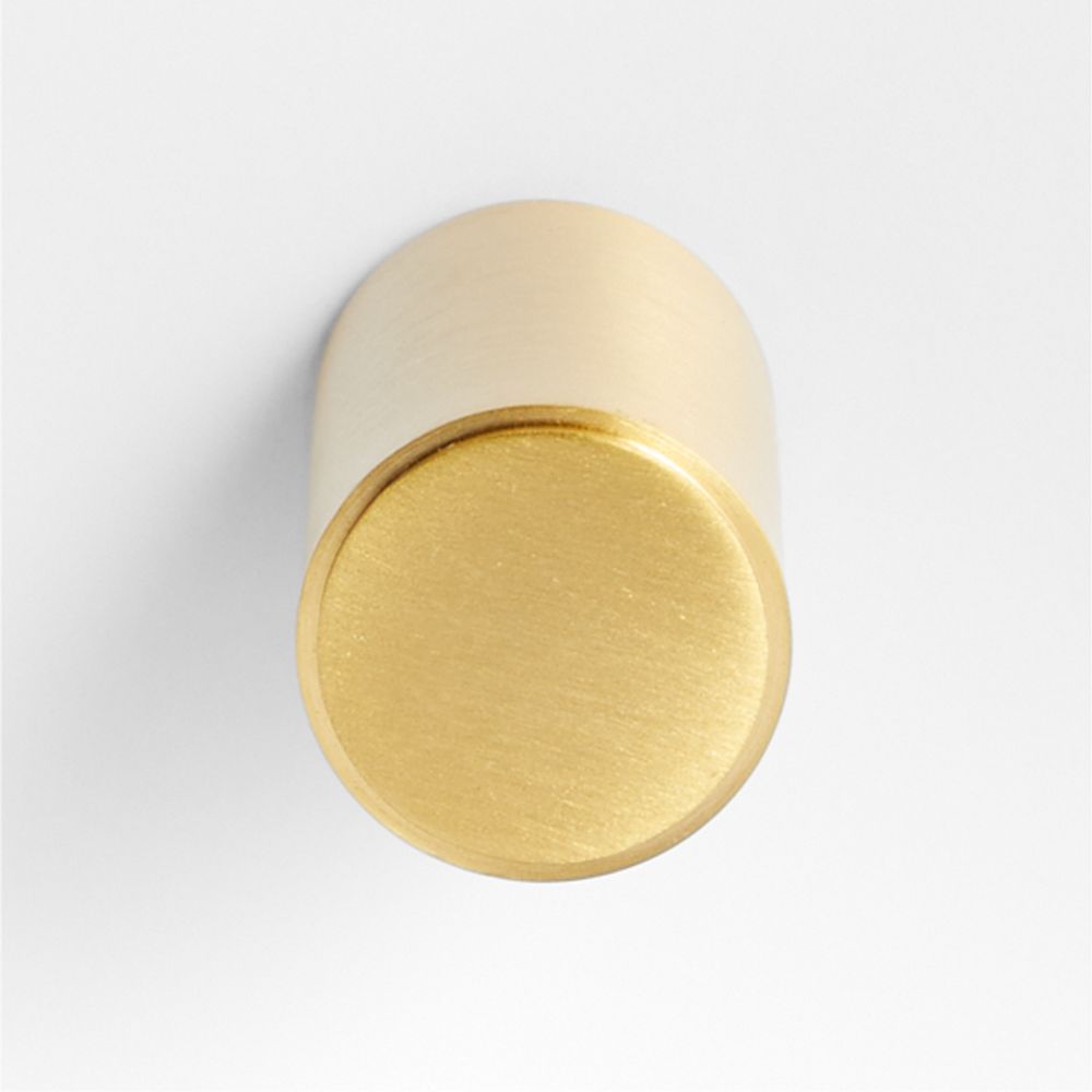 Modern Flat-End Cylinder Cabinet Knobs