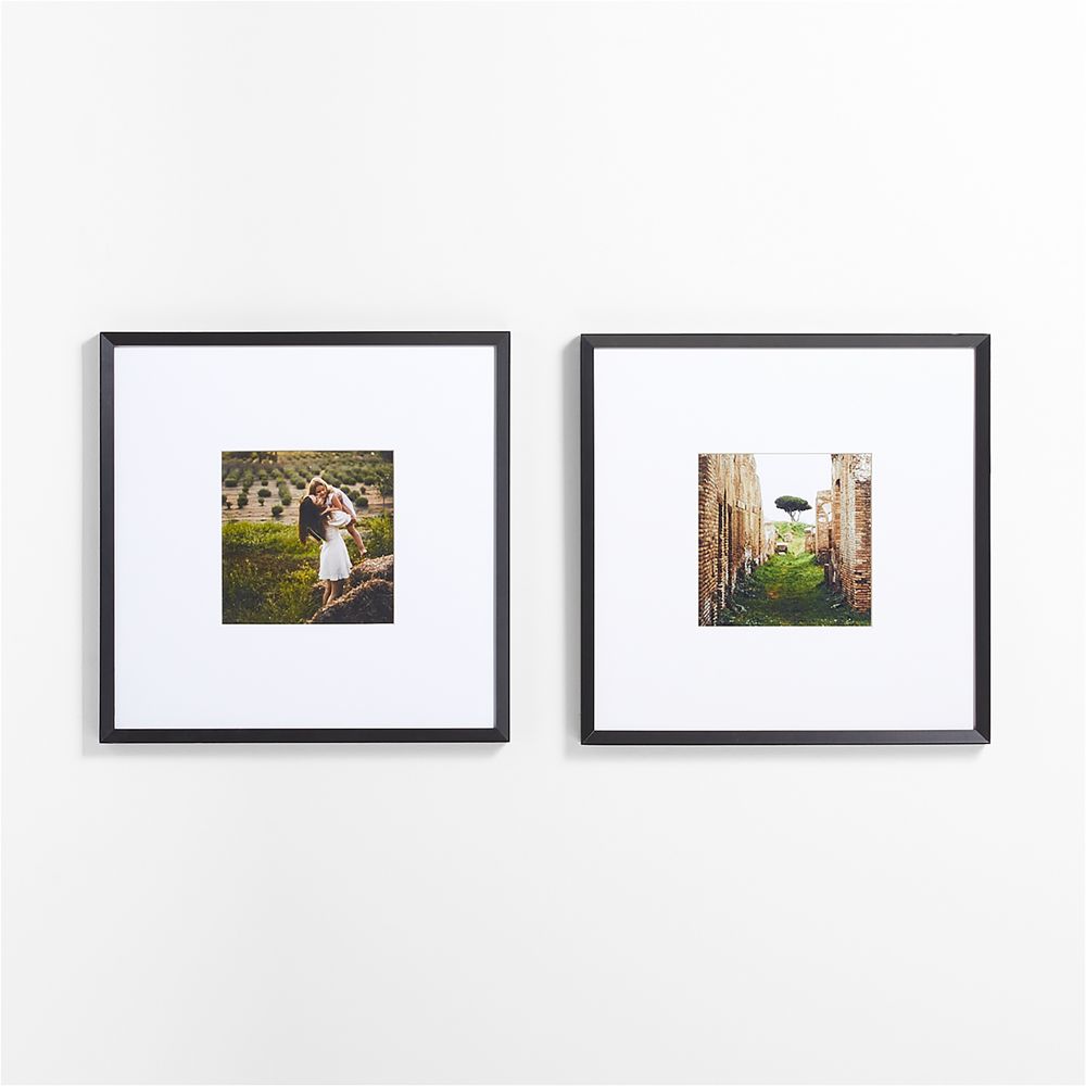 Icon 2-Piece Black 11x11 Gallery Wall Frame Set