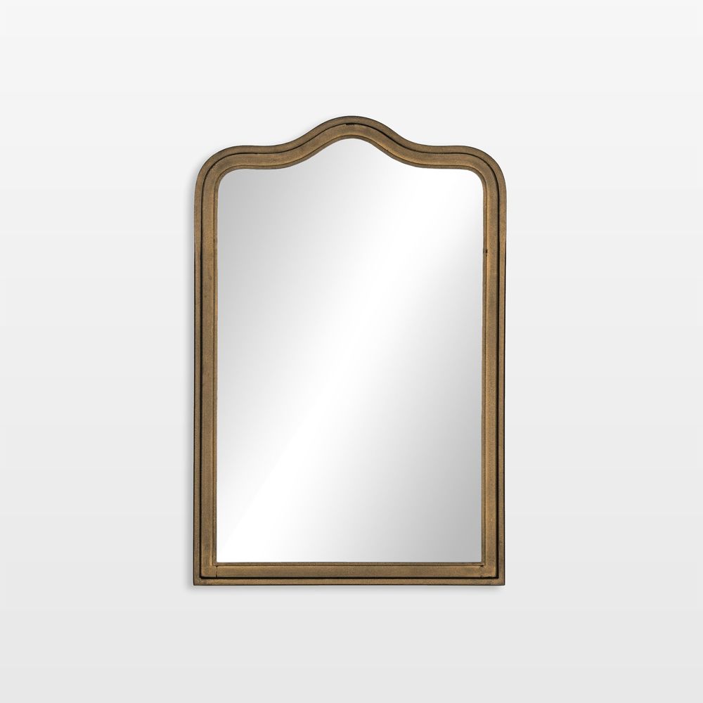 Marguerite Antique Brass Wall Mirror 20" x 29.75"
