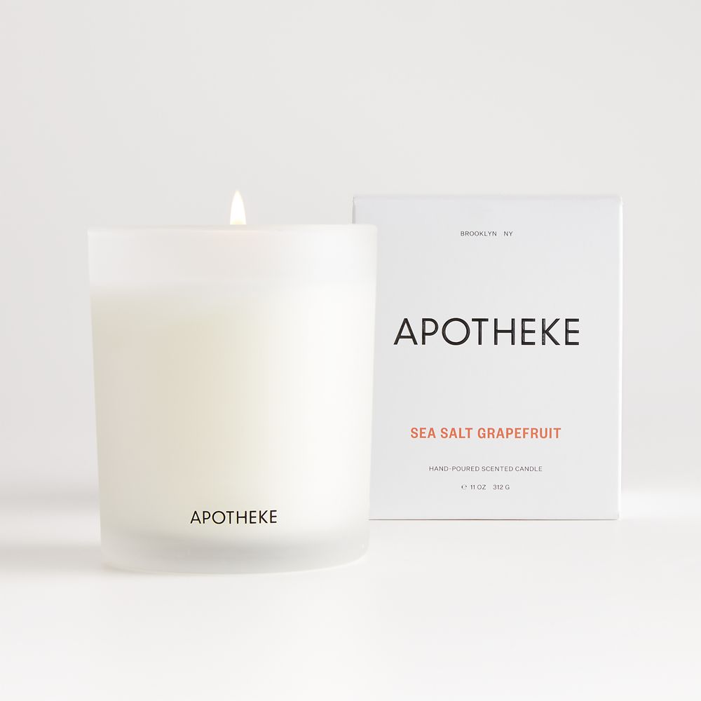Apotheke Sea Salt Grapefruit Scented Candles and Diffuser
