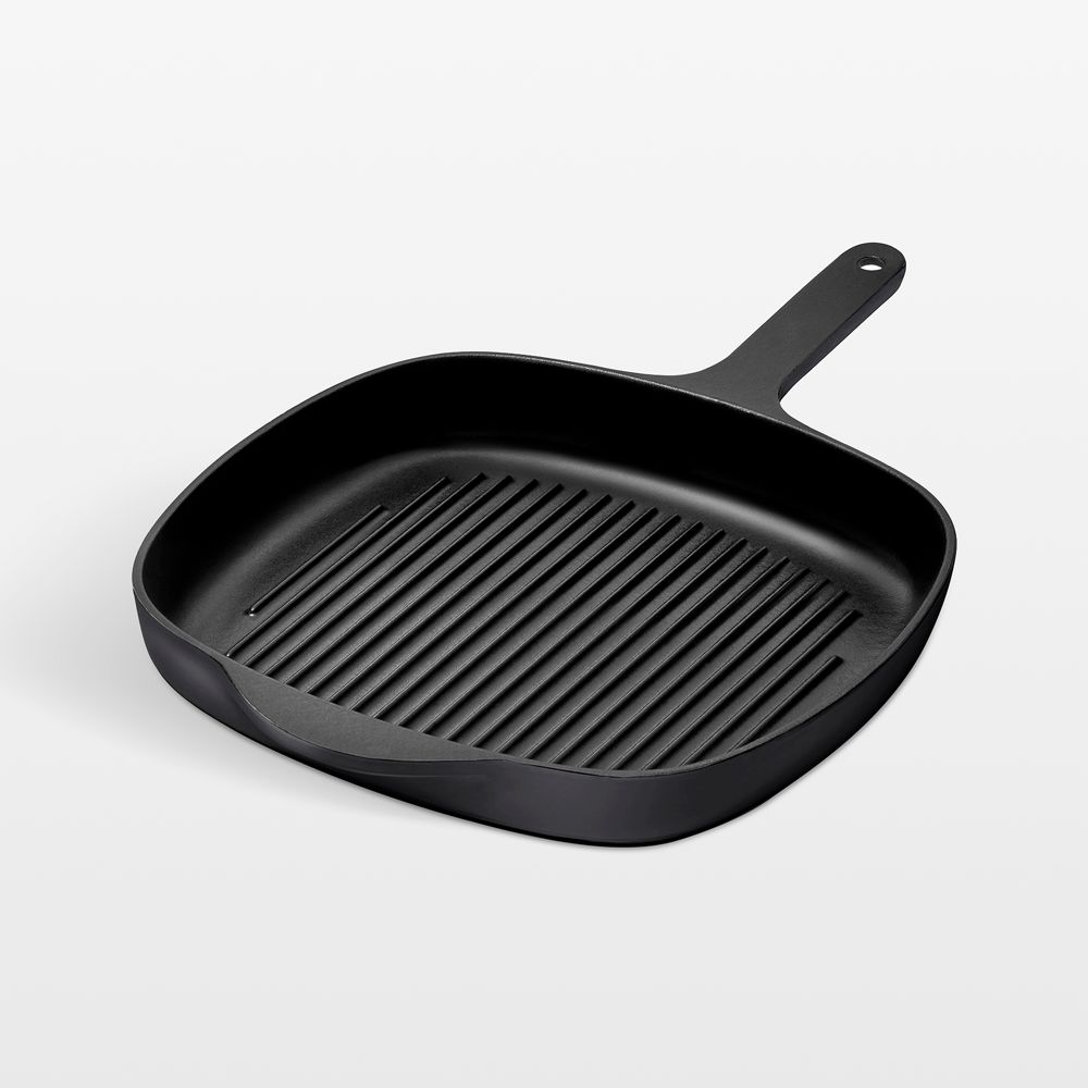 Caraway Charcoal Enameled Cast Iron 10.5" Grill Pan