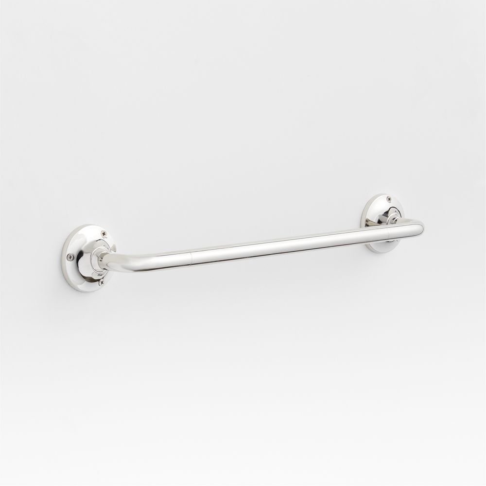 Classic Round Polished Chrome Bath Towel Bars